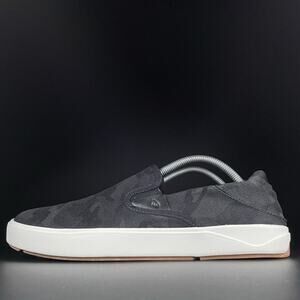 OluKai Lae'Ahi Pa'i Men’s 10 Lava Rock Ke Au Camo Casual Slip On Shoe Casual NEW